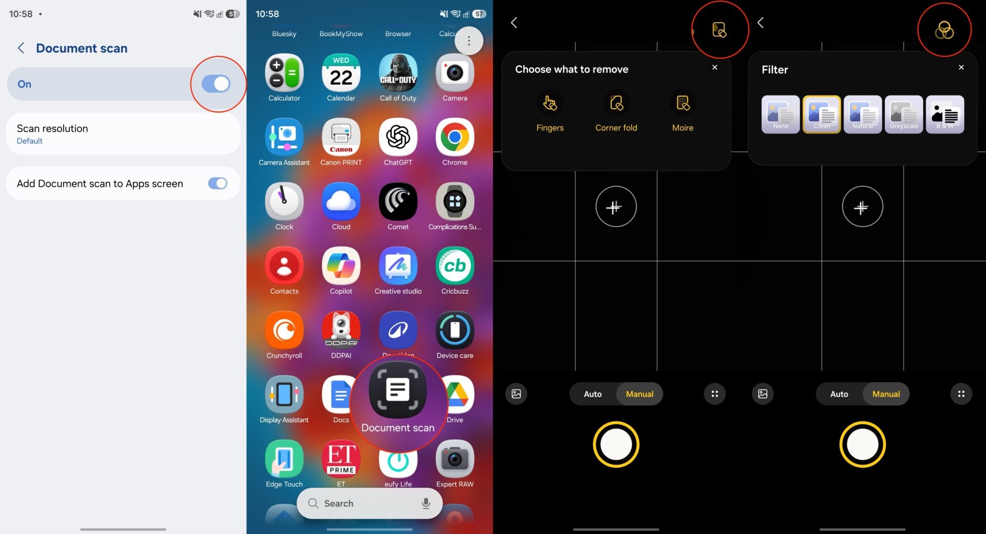 One UI 8.5 Camera Document Scanner tính năng mới quét tài liệu