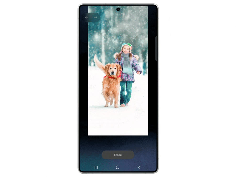 Galaxy S25 dùng AI Object Eraser xoá vật thể khỏi ảnh trong One UI 8.5