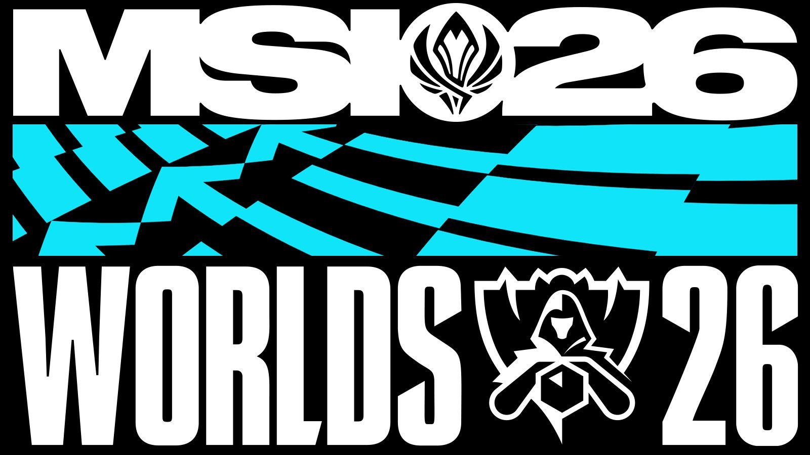 Logo Chung ket the gioi Lien Minh Huyen Thoai Worlds 2026 cua Riot Games