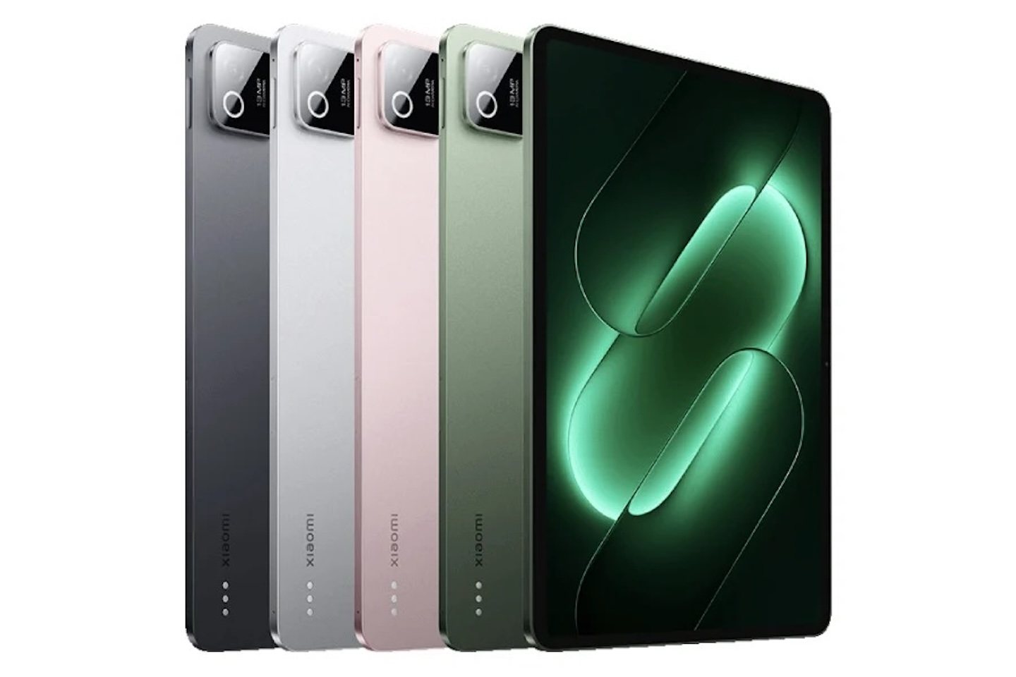 Bon mau may tinh bang Xiaomi Pad 9 xam bac hong va xanh dat canh nhau